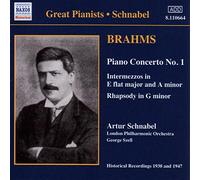 Johannes Brahms Brahms: Piano Concerto No. 1 (Schnabel) (CD) Album