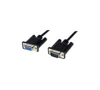 SCNM9FM2MBK Startech Cavo, 9W Modem Null Seriale M-F 2M, Nero