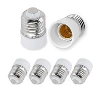 SCNNC Convertitore Adattatore da E27 a E14, Adattatore Portalampada da E27 a E14 per Lampadina Alogena LED CFL Incandescente, 6 Pezzi