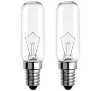 SCNNC Lampadina Cappa Cucina E14, 2700K Bianco Caldo Dimmerabile, T22 Lampada Tubolare per cappa aspirante, lampada da soffitto, lampadario in cucina, lampada da parete, 2 Pezzi