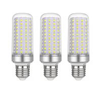 SCNNC Lampadina Led E27 Mais 20W, AC175-265V, 2200LM Bianco Freddo 6000K, Non Dimmerabile, Equivalente Alogena E27 200W, E27 Lampadine a Vite Edison per Plafoniere, Lampade da tavolo, Confezione da 3