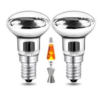 SCNNC Lampadina Riflettore E14 R39 Dimmerabile, Lampadine Faretto E14 Bianco Caldo 2700K Lampadine Lavalamp, Lampadina Spot Lampada Lava Sostitutiva R39 per Glitter Lampada Bolla, 2 Pezzi