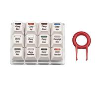 Scnvsi Tastiere Cherry MX Tester Sampler Strumento di Test per tastiere meccaniche con estrattore di copritasti 12 Tasti