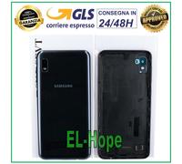 SCOCCA COPRI BATTERIA ORIGINALE SAMSUNG GALAXY A10 SM-A105 BACK CASE COVER NERO