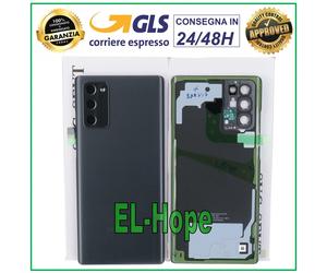 SCOCCA COPRI BATTERIA ORIGINALE SAMSUNG GALAXY NOTE 20 SM-N980 BACK CASE GRIGIO