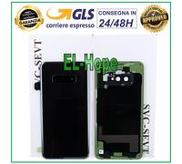 SCOCCA COPRI BATTERIA ORIGINALE SAMSUNG GALAXY S10E SM-G970 FN BACK COVER NERO