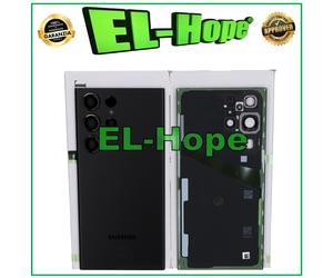 SCOCCA COPRI COPERCHIO BATTERIA ORIGINALE SAMSUNG GALAXY S23 ULTRA SM-S918B NERO