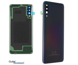 Scocca Copribatteria Vetro Posteriore ORIGINALE Samsung A70 A705 Nero SM A705F