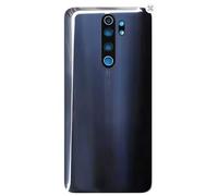 Scocca Cover Back Copri Batteria posteriore +Vetro Fotocamera Per XIAOMI Redmi Note 8 Pro 2015105 M1906G7I M1906G7G Ricambio Pari Originale Sostituzione Riparazione Nero