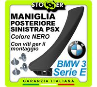Scocca + Finitura MANIGLIA INTERNA Posteriore Sinistra Passeggero BMW 3 - NERA