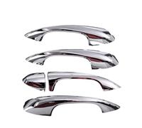 Scocca Maniglia Esterna Compatibile Con Benz Per W205 2015-2021 Set Di Copri Maniglia Per Porta Esterna Per Auto Protezione Rivestimento Anteriore E Posteriore(Silver)