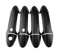 Scocca Maniglia Esterna Compatibile Con Ford Per Ecosport 2018-2022 Auto Porta Esterna Ciotola Coperchio Protettivo Maniglia Esterna Decalcomania Rivestimento Anteriore Posteriore Set(3holes black)