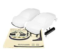 Scocca per auto RC Resistente copertura per carrozzeria in PC per auto alla deriva in scala 1/10 Modelli FS LRP HSP HPI PR RACING Include 2 gusci bianchi 1 ala di coda 1 adesivo