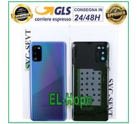 SCOCCA POSTERIORE ORIGINALE SAMSUNG GALAXY A41 SM-A415 BACK COVER VETRO BLU