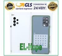 SCOCCA POSTERIORE ORIGINALE SAMSUNG GALAXY A72 SM-A726 BACK COVER VETRO BIANCO