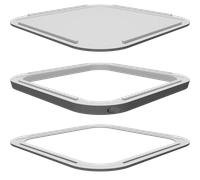 Scocca Specchio Infinito per Striscia LED WS2812B Effetto Luce Abisso 3D