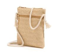 SCOFY FASHION Borse a tracolla piccole per telefono a maglia per le donne borse da viaggio piccole borse per borsa a tracolla da donna, Albicocca, One Size