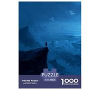 Scogliera sul Mare Jigsaw 1000Pcs Persone Sole Adulti E Bambini Rilassamento Intelligence Regalo 38x26cm/1000pcs