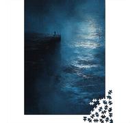 Scogliera sul Mare Jigsaw Persone Sole Puzzle in Legno 1000Pcs Collection Adulti E Ragazzi Festa Aziendale Puzzle 1000pcs (75x50cm)