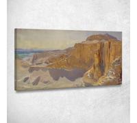 Scogliere A Deir El Bahri Egitto John Singer Sargent, jss48 quadro stampato su t