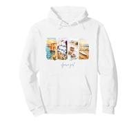 Scogliere, Villaggi & Surfisti - Portogallo Vacanze Algarve Felpa con Cappuccio