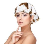 Scoiattoli rossi eurasiatici,Cuffia da notte elastica in raso per adulti, fascia per capelli in seta regolabile, cuffia da notte elastica per donne