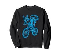 Scoiattolo Bicicletta Bicicletta Divertente Animale Biker Bici Cool Bike Felpa