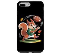 Scoiattolo che gioca a calcio foglie autunnali Custodia per iPhone 7 Plus/8 Plus