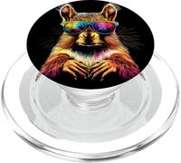 Scoiattolo con Occhiali da Sole Amante Animali Scoiattoli PopSockets PopGrip per MagSafe
