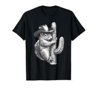 Scoiattolo Cowboy Vintage Rodeo Cowgirl Paese Occidentale Maglietta