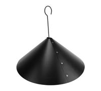 Scoiattolo, deflettore di protezione in PVC per mangiatoia per uccelli, previene il furto, connessione rapida con asta e gancio, per gli amanti degli uccelli (stile a vite (materiale PVC, con gancio)