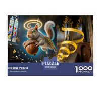 Scoiattolo della cattedrale di York Puzzle in Legno Impermeabile Puzzles Da 1000 Pezzi Regali Per Adulti Colorati Giochi Di Impegnativi