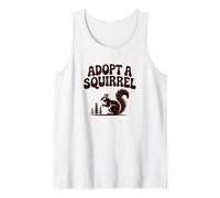 Scoiattolo Divertente con Animali del Bosco Canotta