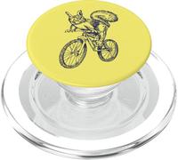 Scoiattolo Equitazione Bicicletta Divertente Animale Biker Ciclismo Cool Bicicletta PopSockets PopGrip per MagSafe