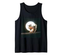 Scoiattolo Fresco con Occhiali da Sole al Chiaro di Luna Canotta