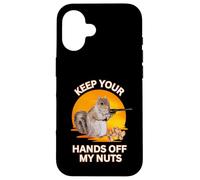 Scoiattolo Hey Keep Your divertente sarcastico tramonto amante scoiattolo Custodia per iPhone 16