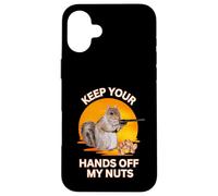Scoiattolo Hey Keep Your divertente sarcastico tramonto amante scoiattolo Custodia per iPhone 16 Plus