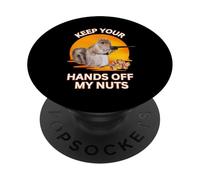 Scoiattolo Hey Keep Your divertente sarcastico tramonto amante scoiattolo PopSockets PopGrip Adesivo
