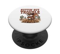 Scoiattolo occidentale fuorilegge Nuttin' Ma Trouble PopSockets PopGrip Adesivo