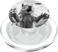 Scoiattolo pazzo ama i selfie con gli UFO strani galatticamente PopSockets PopGrip per MagSafe