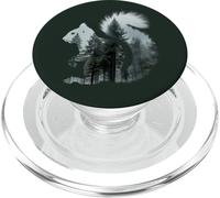 Scoiattolo Pino Foresta Cacciatore Natura Carino Scoiattolo PopSockets PopGrip per MagSafe