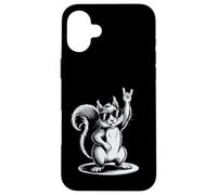 Scoiattolo Punk Rock Rocker Heavy Metal Custodia per iPhone 16 Plus