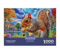 Scoiattolo Puzzle 1000 Pezzi, Puzzle Impossibile 1000 Pezzi, Gioco Di Sfida Intellettuale 52x38cm/1000pcs