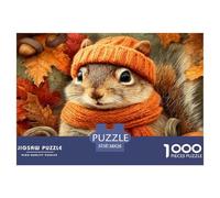 Scoiattolo Puzzle Da 1000 Pezzi Per Adulti E Bambini - Puzzle Ad Alta Difficoltà,Giochi Stimolanti Per Tutta La Famiglia 38x26cm/1000pcs