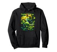 Scoiattolo Shamrocks Forest Animal St Patricks Day Forestcore Felpa con Cappuccio