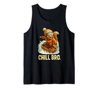 Scoiattolo Snowboarder tra Le Montagne Canotta