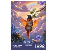 Scoiattolo VolanteJigsaw Puzzles for Adults 1000 Pieces Age 12+ for Adults Challenge HighDifficulty Beautiful Decoration for Women Gifts for Man38x26cm/1000pcs