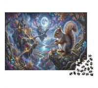 scoiattoloPuzzle 1000 Pezzi Cartone Spesso Anziani Fortezza della Valle Allenamento Cognitivo Miglioramento Memoria, Tempo Libero, Regalo Amatori 52x38cm/1000pcs