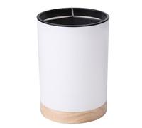 Scola Piatti La cucina a 3 griglie può drenare smontare la gabbia delle bacchette divisorie con l'organizzatore circolare dello scaffale di stoccaggio delle bacchette del cucchiaio (White, One Size)