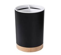 Scola Piatti La cucina a 3 griglie può drenare smontare la gabbia delle bacchette divisorie con l'organizzatore circolare dello scaffale di stoccaggio delle bacchette del cucchiaio (Black, One Size)